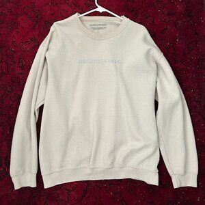 Ariana Grande Fleece Crewneck Sweatshirt Large The Light is Coming